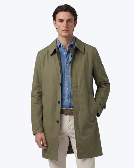 GABARDINA VERDE LIGERA L´IMPERMEABILE