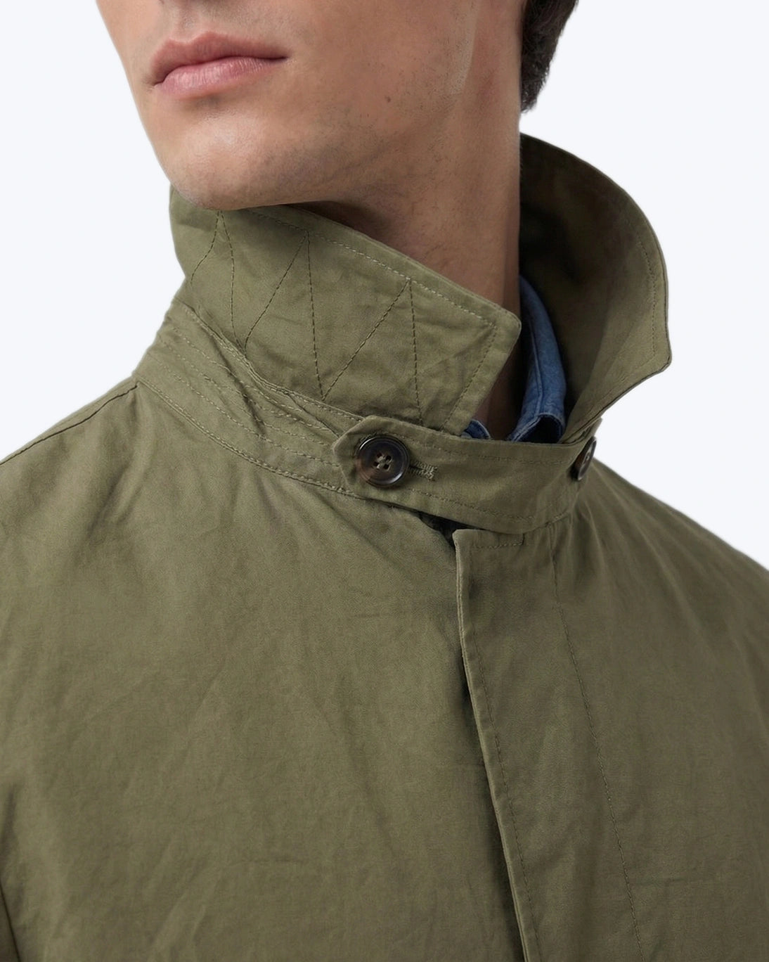 GABARDINA VERDE LIGERA L´IMPERMEABILE