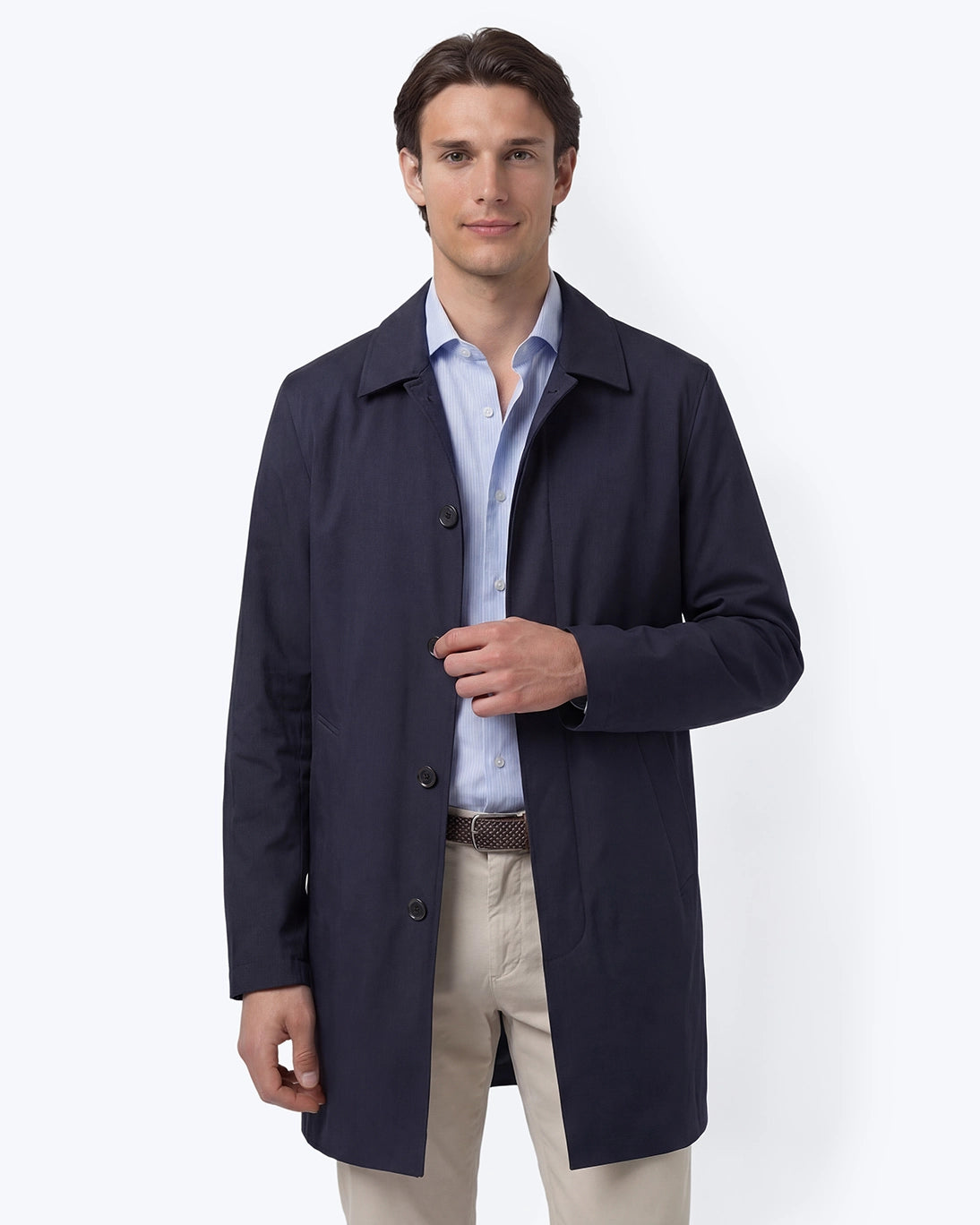 GABARDINA AZUL REPELENTE AL AGUA PAOLONI