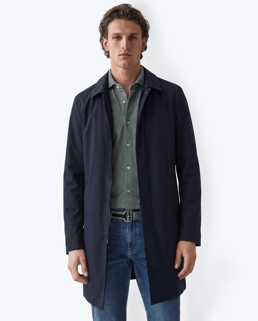 GABARDINA NAVY REPELENTE AL AGUA AT.P.CO