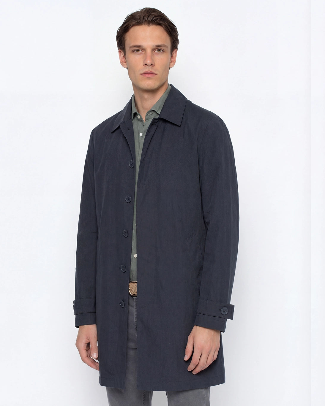 GABARDINA NAVY REPELENTE AL AGUA AT.P.CO