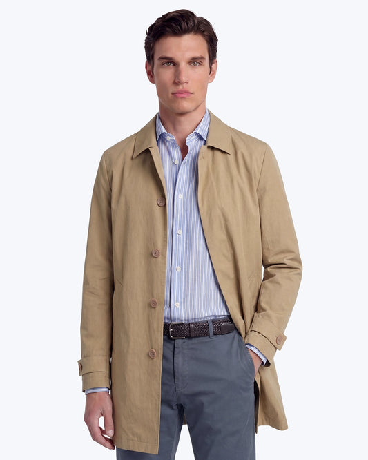 GABARDINA BEIGE REPELENTE AL AGUA AT.P.CO