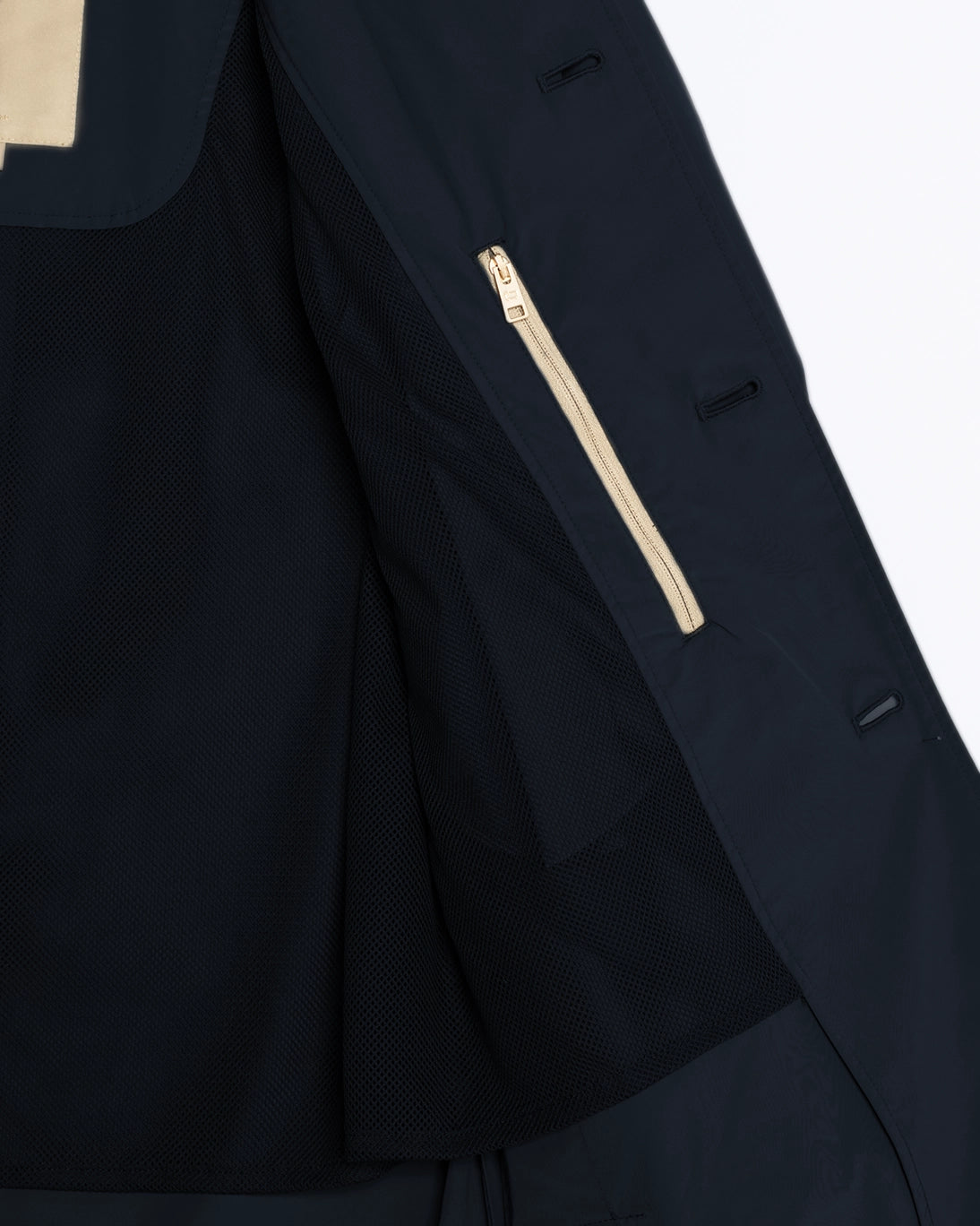 GABARDINA LIGERA NAVY WOOLRICH