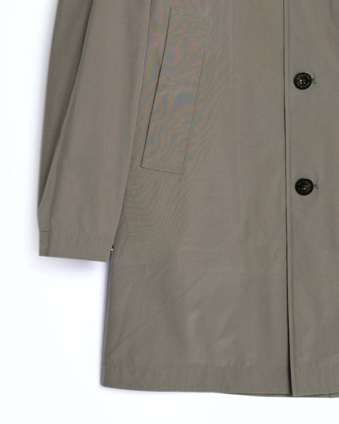 GABARDINA LIGERA VERDE WOOLRICH