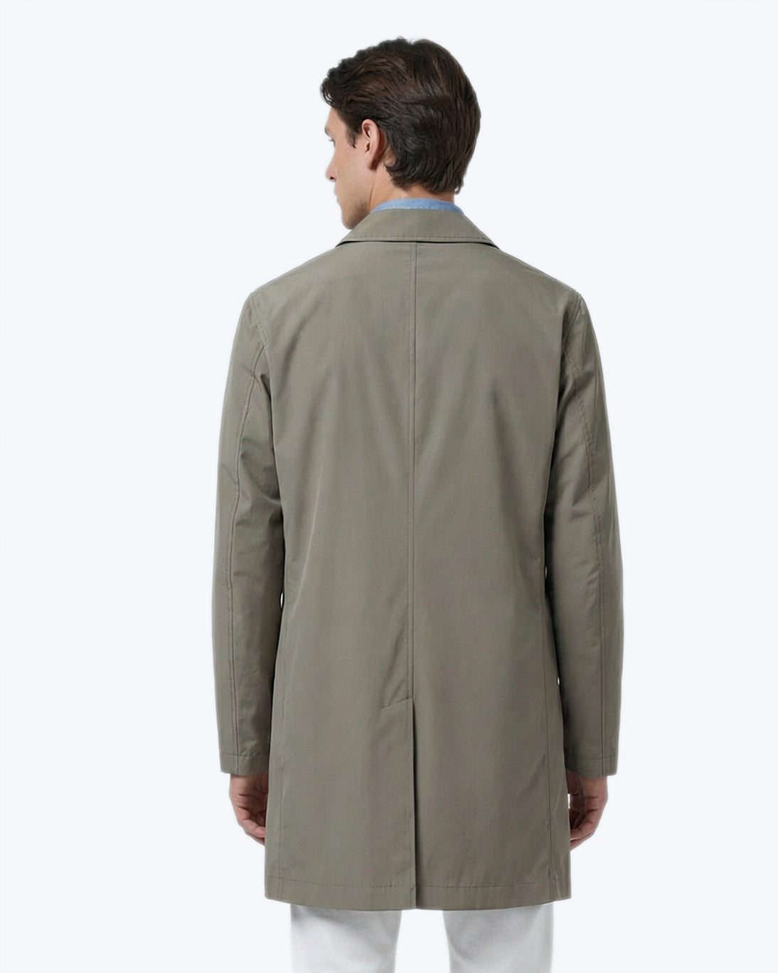 GABARDINA LIGERA VERDE WOOLRICH