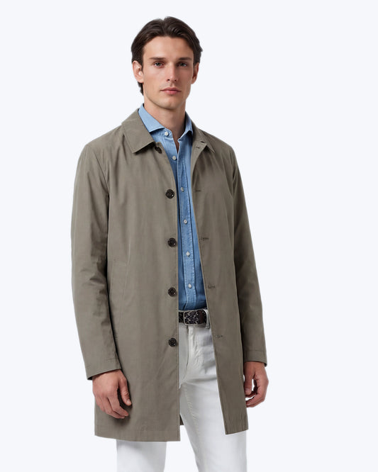 GABARDINA LIGERA VERDE WOOLRICH