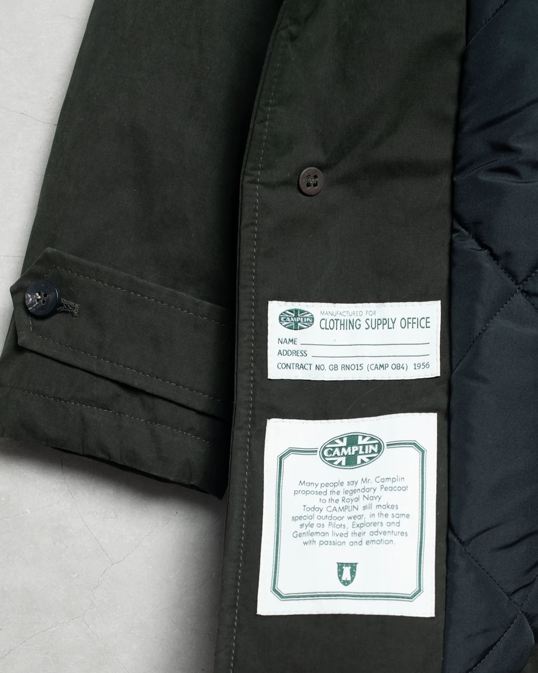 GABARDINA VERDE CAMPLIN