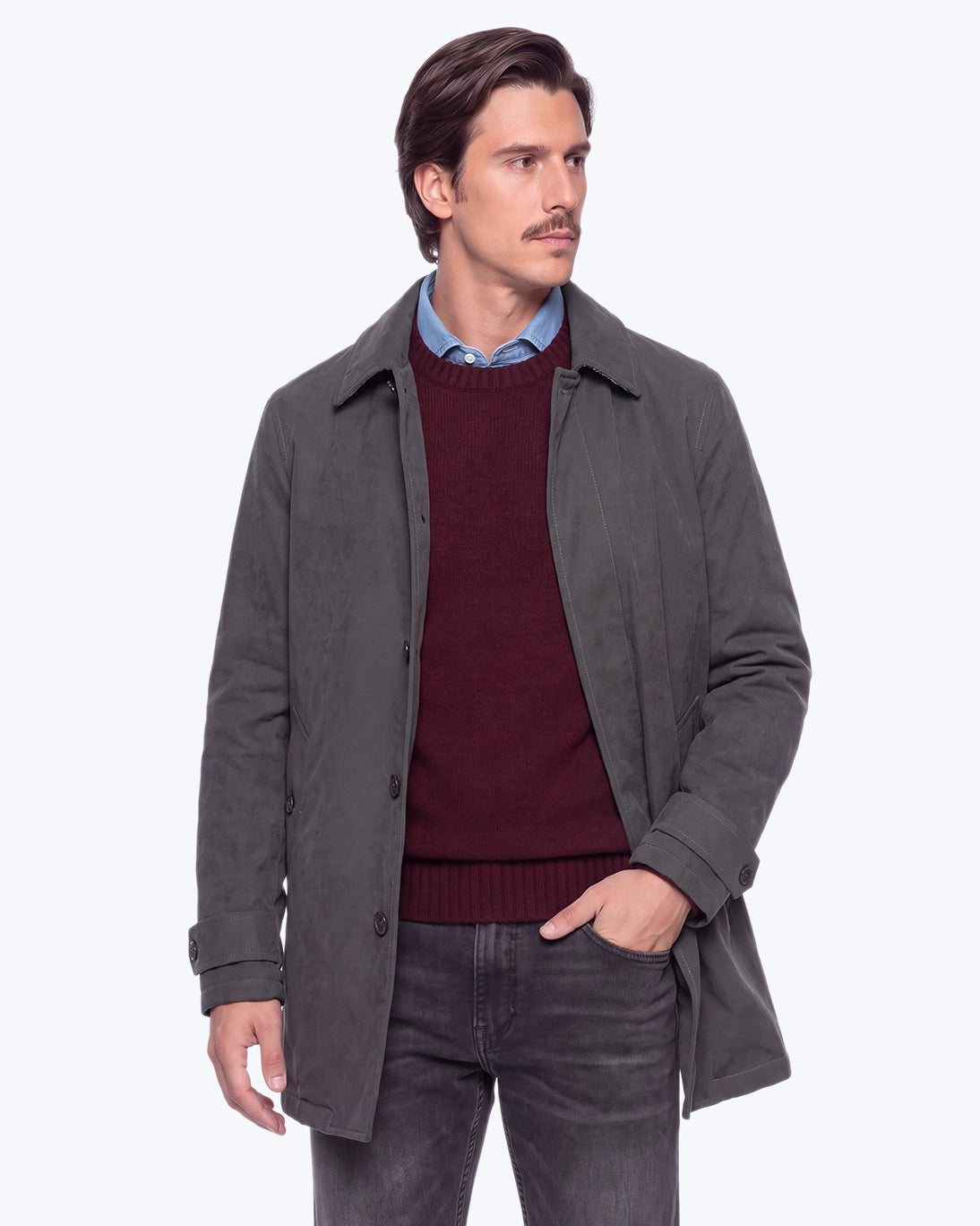 GABARDINA GRIS CAMPLIN