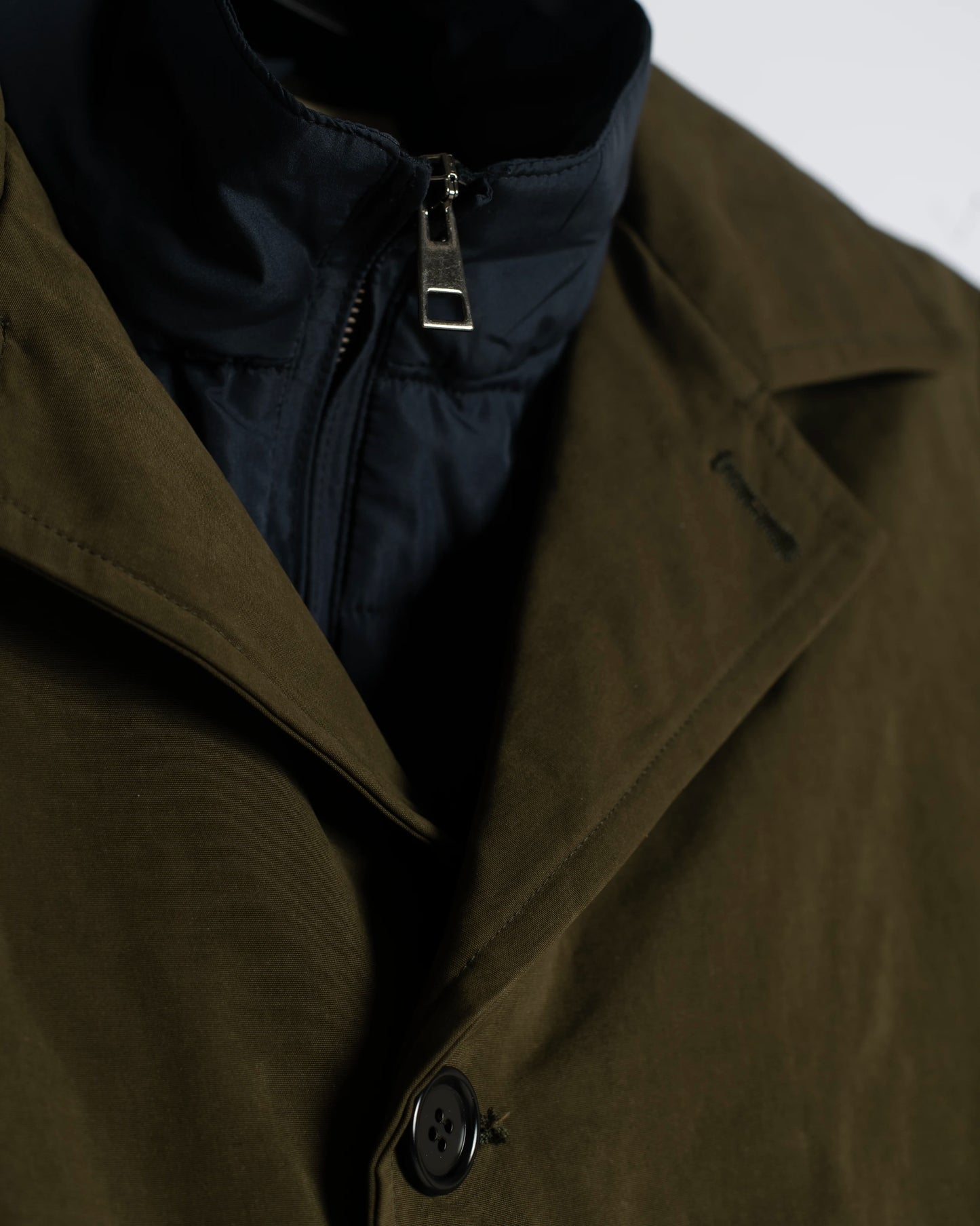 GABARDINA CON PETO DESMONTABLE VERDE ZEROSETTANTA
