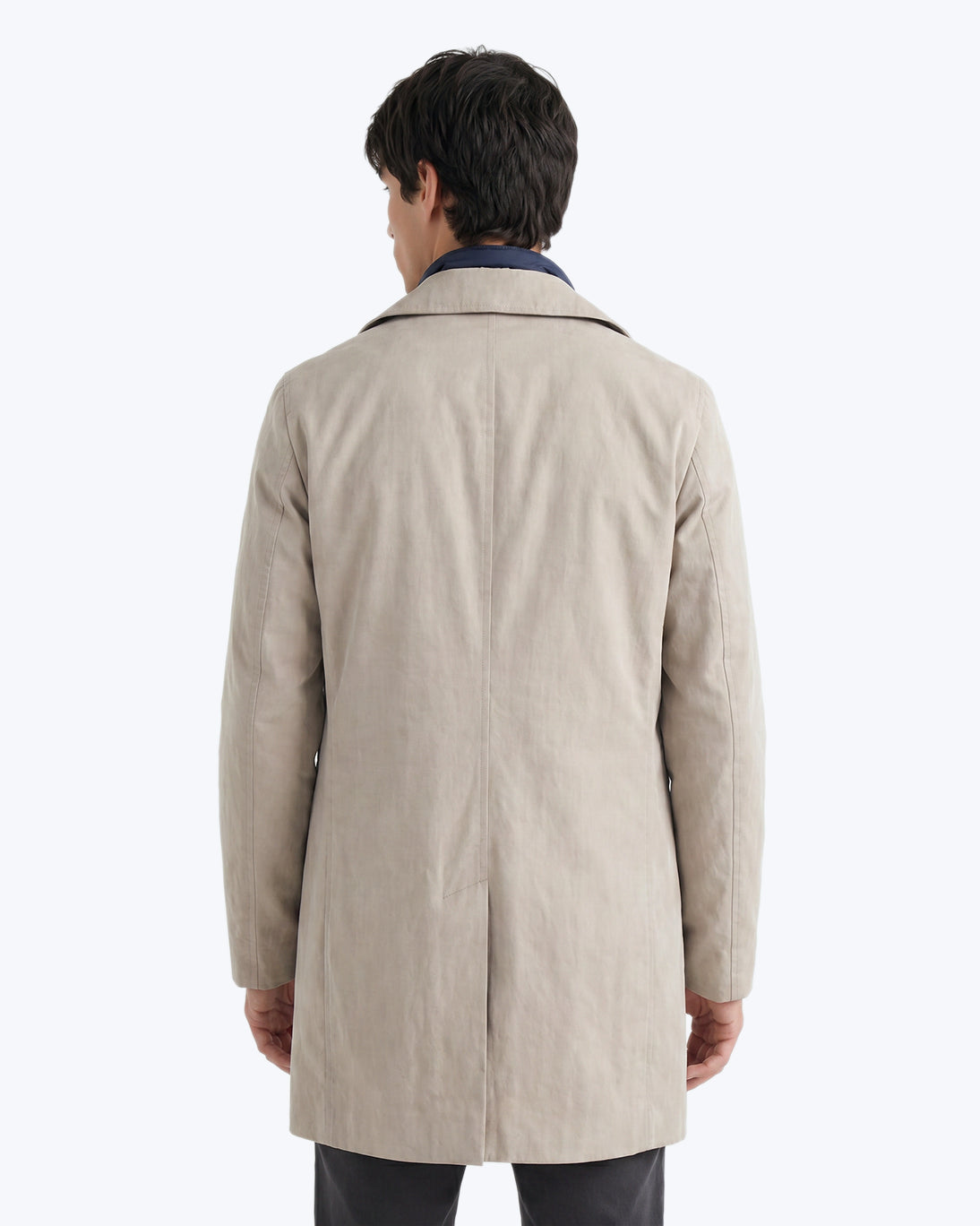 GABARDINA BEIGE CON PETO DESMONTABLE ZEROSETTANTA