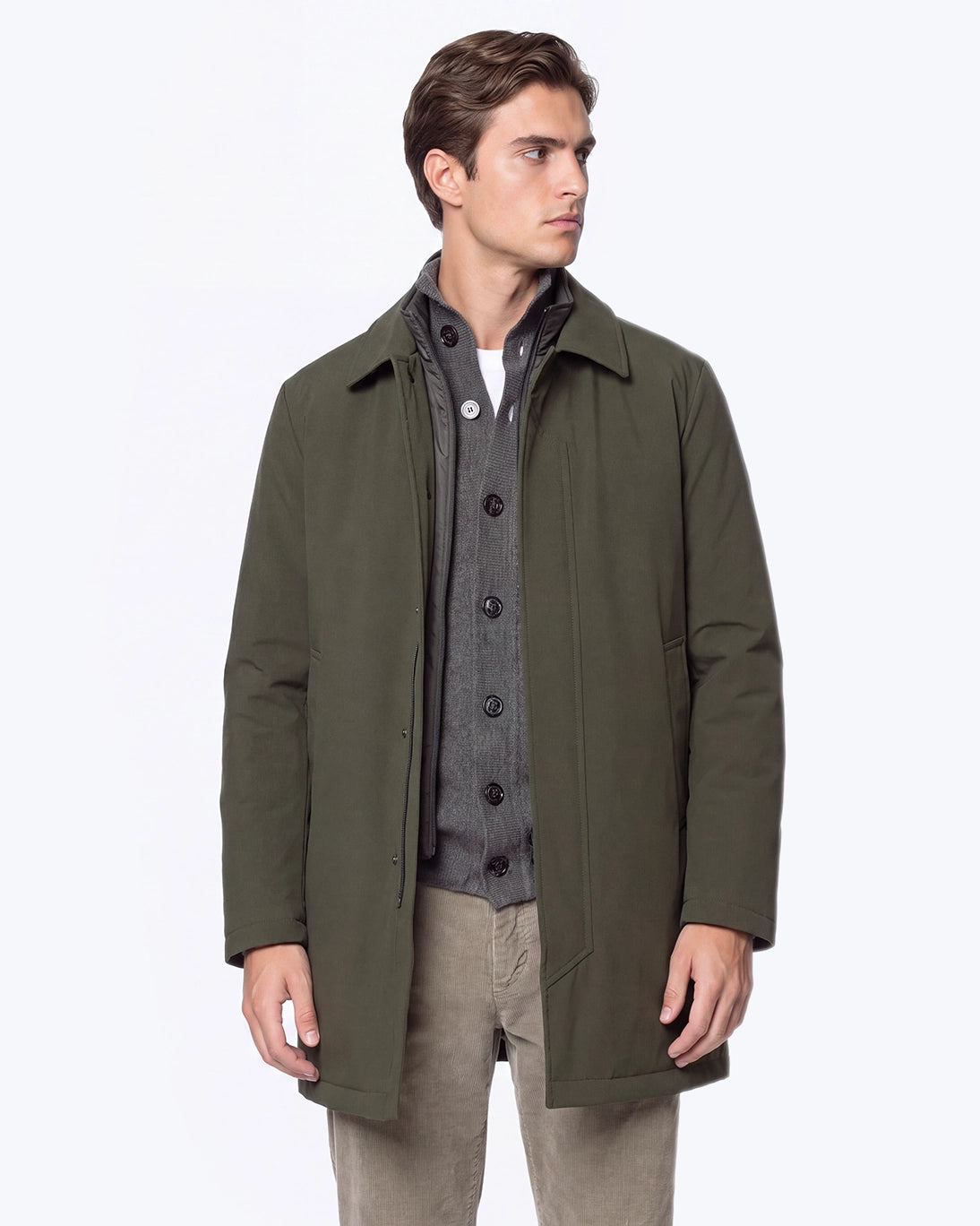 GABARDINA CON PETO DUCAN BRIXTOL