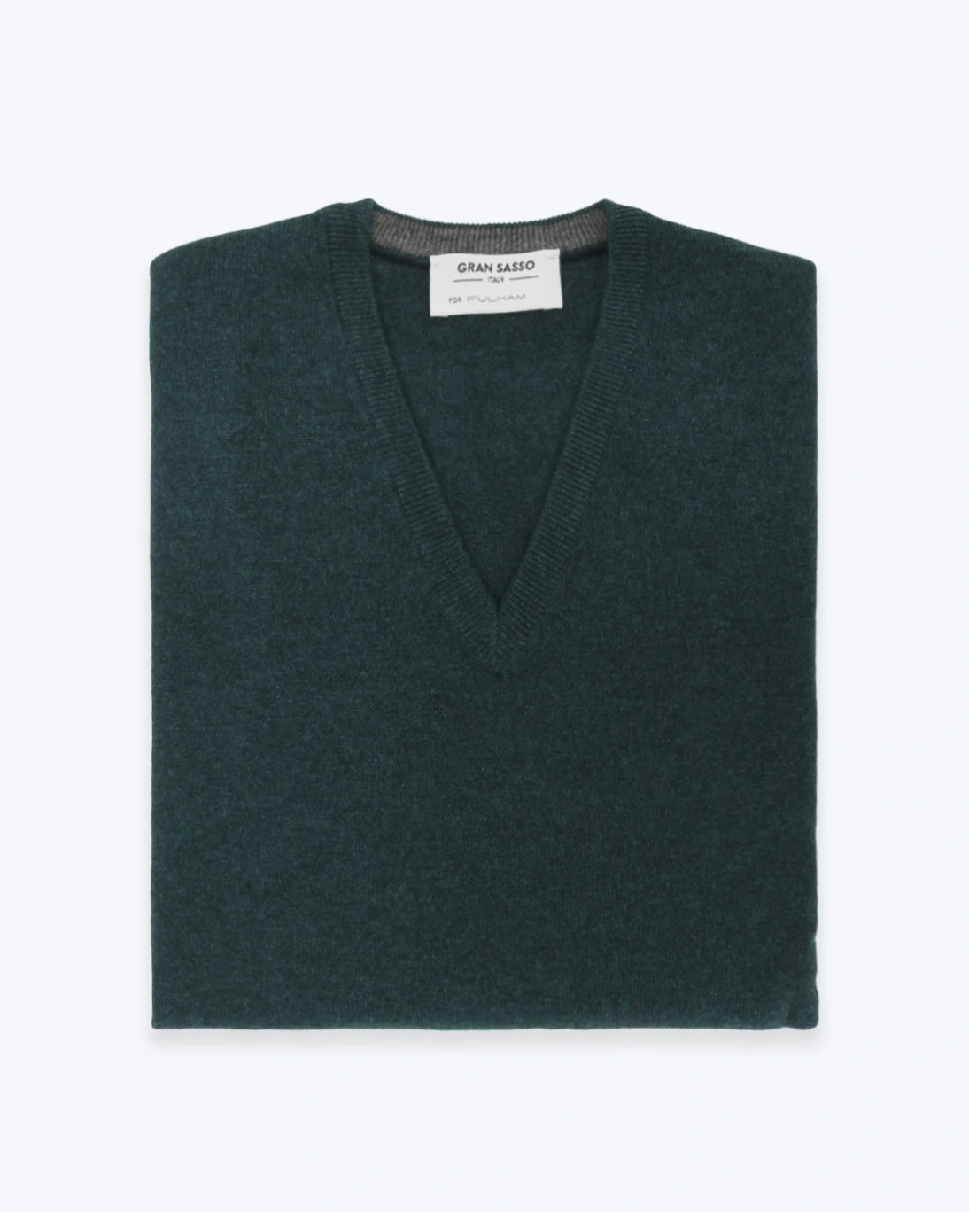 JERSEY DE PICO VERDE AGUA OSCURO GRAN SASSO FOR FULHAM