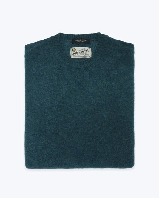 JERSEY DE CUELLO REDONDO VERDE AGUA OSCURO HOMEWARD