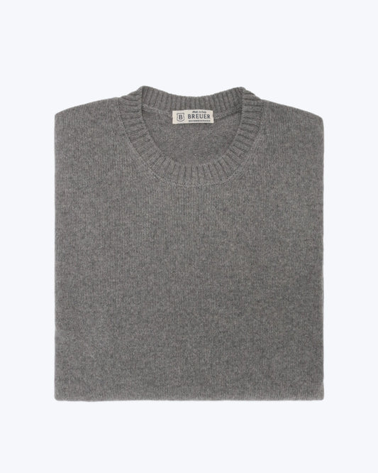 JERSEY DE CUELLO REDONDO CASHMERE GRIS BREUER