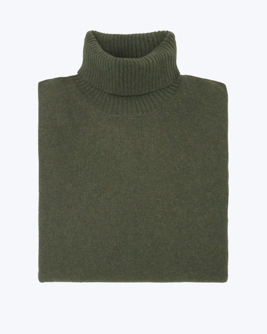 JERSEY DE CUELLO ALTO CASHMERE VERDE BREUER