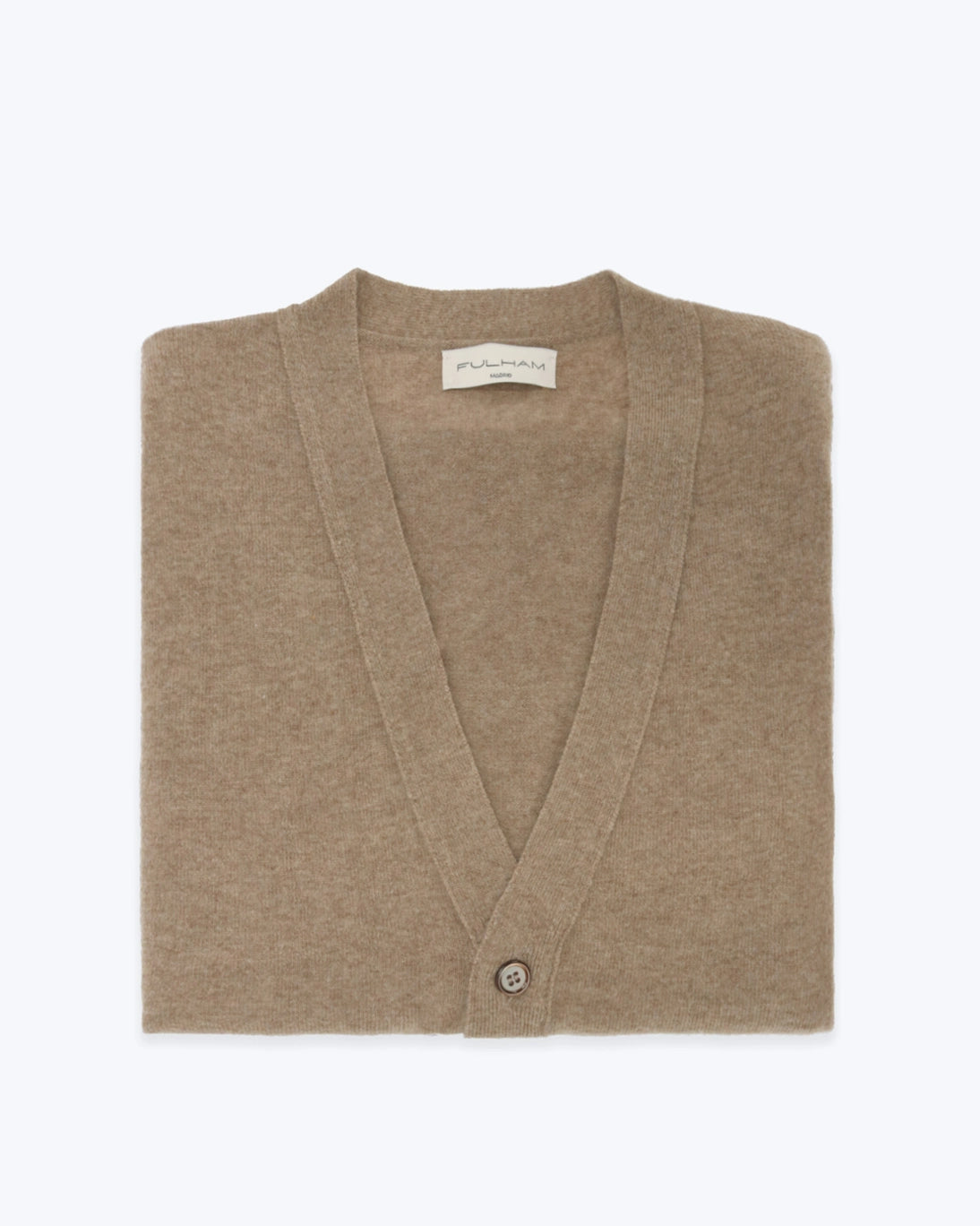 CHALECO LAMBSWOOL BEIGE FULHAM