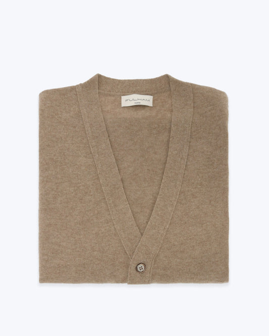 CHALECO LAMBSWOOL BEIGE FULHAM