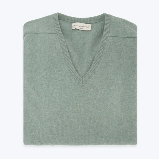 JERSEY DE PICO LAMBSWOOL FULHAM MOJITO/VERDE CL. / 3XL