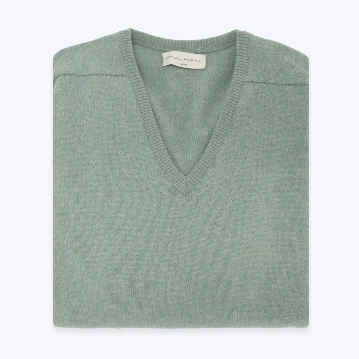 JERSEY DE PICO LAMBSWOOL FULHAM MOJITO/VERDE CL. / 3XL