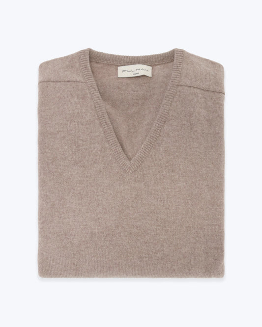 Lambswool Fulham V-neck sweater