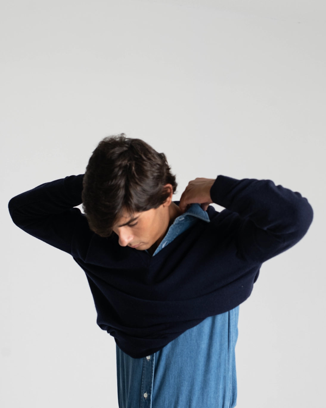 JERSEY DE PICO NAVY TWAY