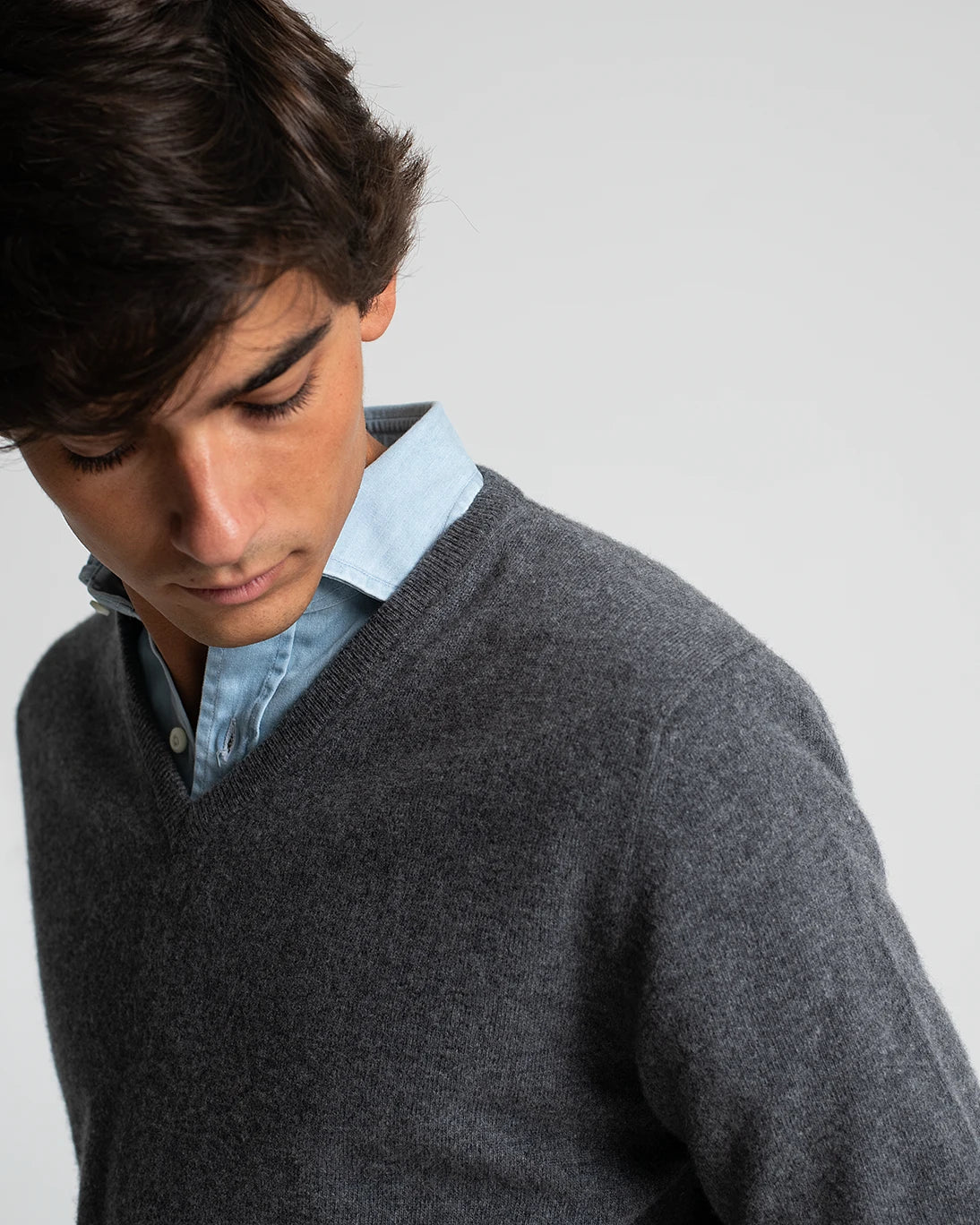 JERSEY DE PICO GRIS TWAY