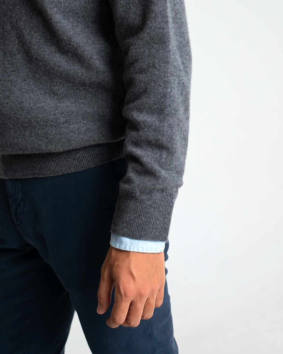 JERSEY DE PICO GRIS TWAY