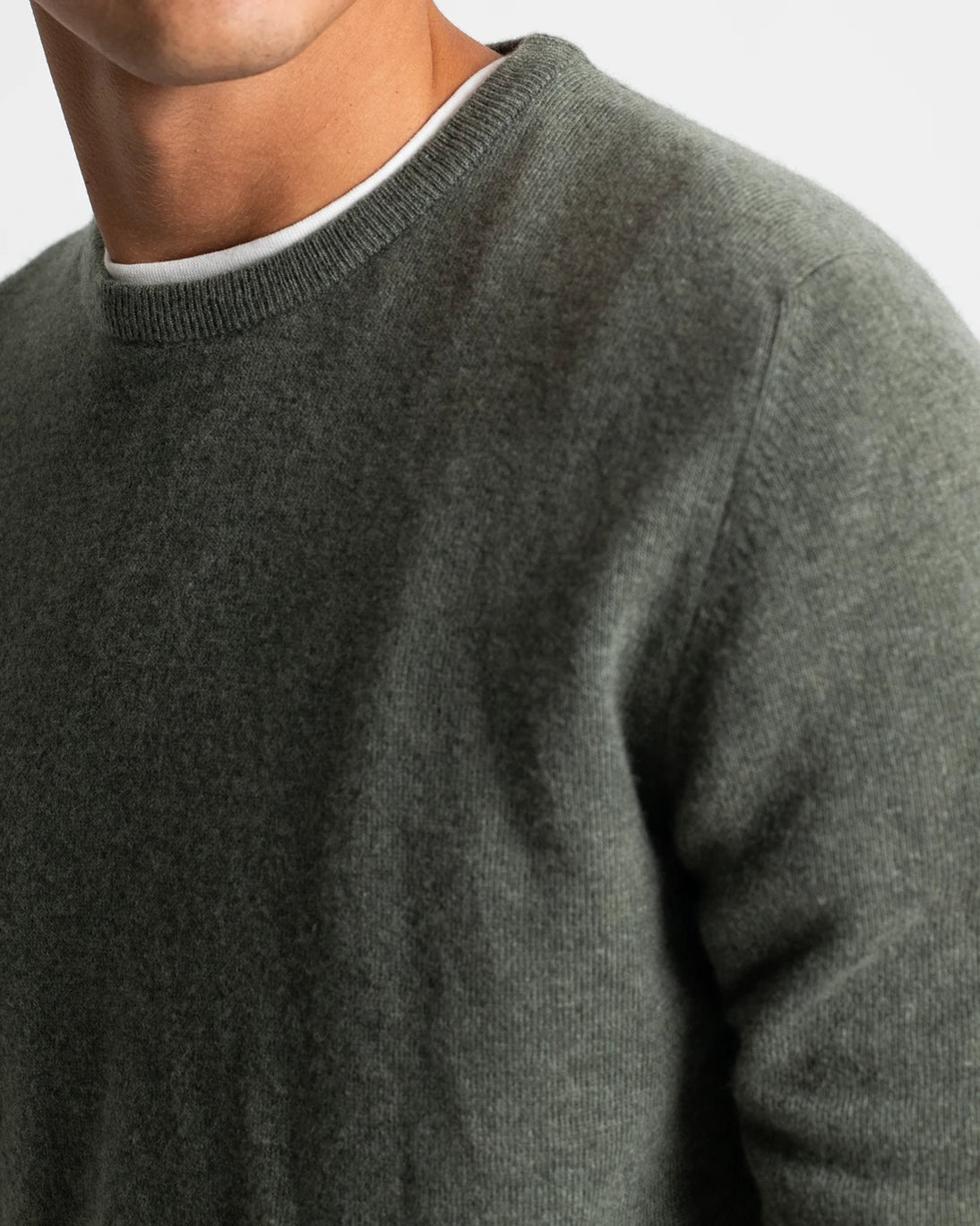 JERSEY DE CUELLO REDONDO VERDE TWAY