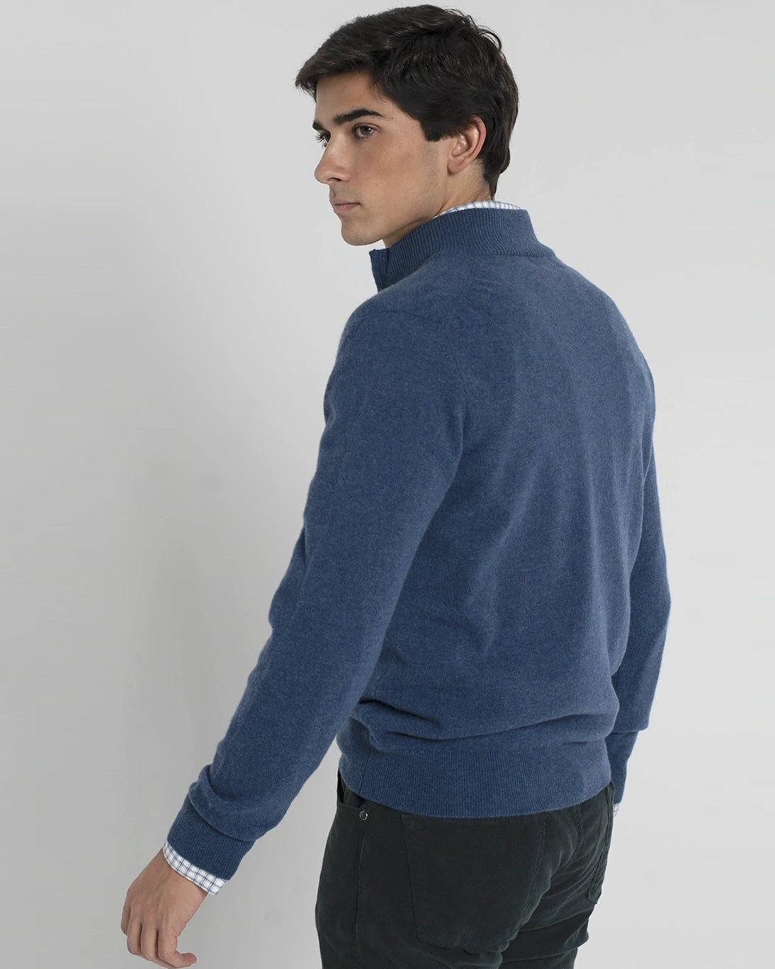 JERSEY CON CREMALLERA AZUL TWAY