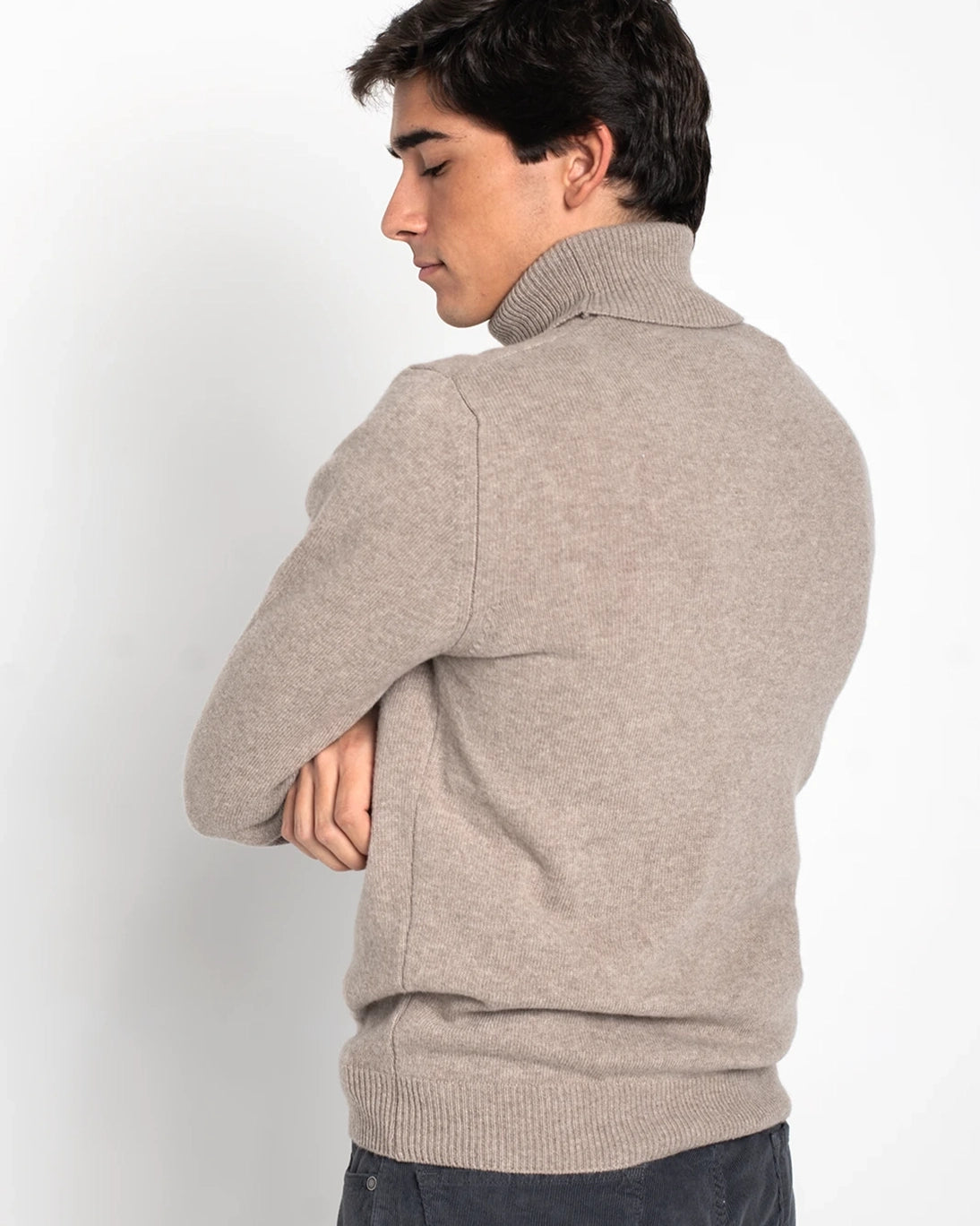 JERSEY DE CUELLO ALTO BEIGE TWAY