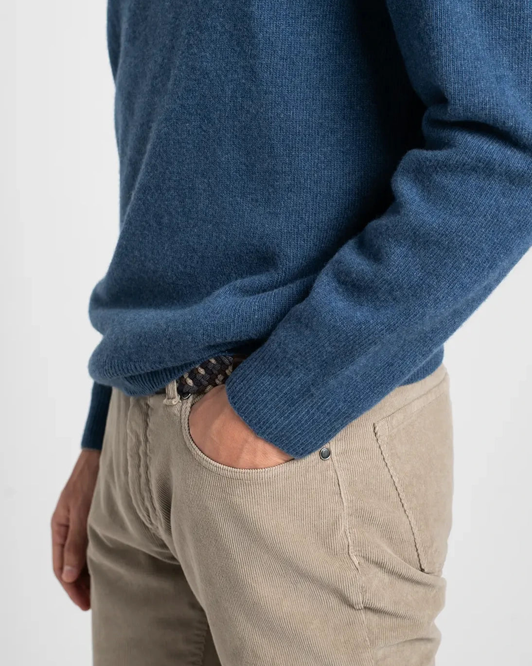 JERSEY DE CUELLO ALTO AZUL TWAY