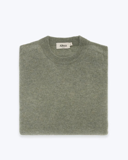 JERSEY DE CUELLO REDONDO VERDE ALTEA