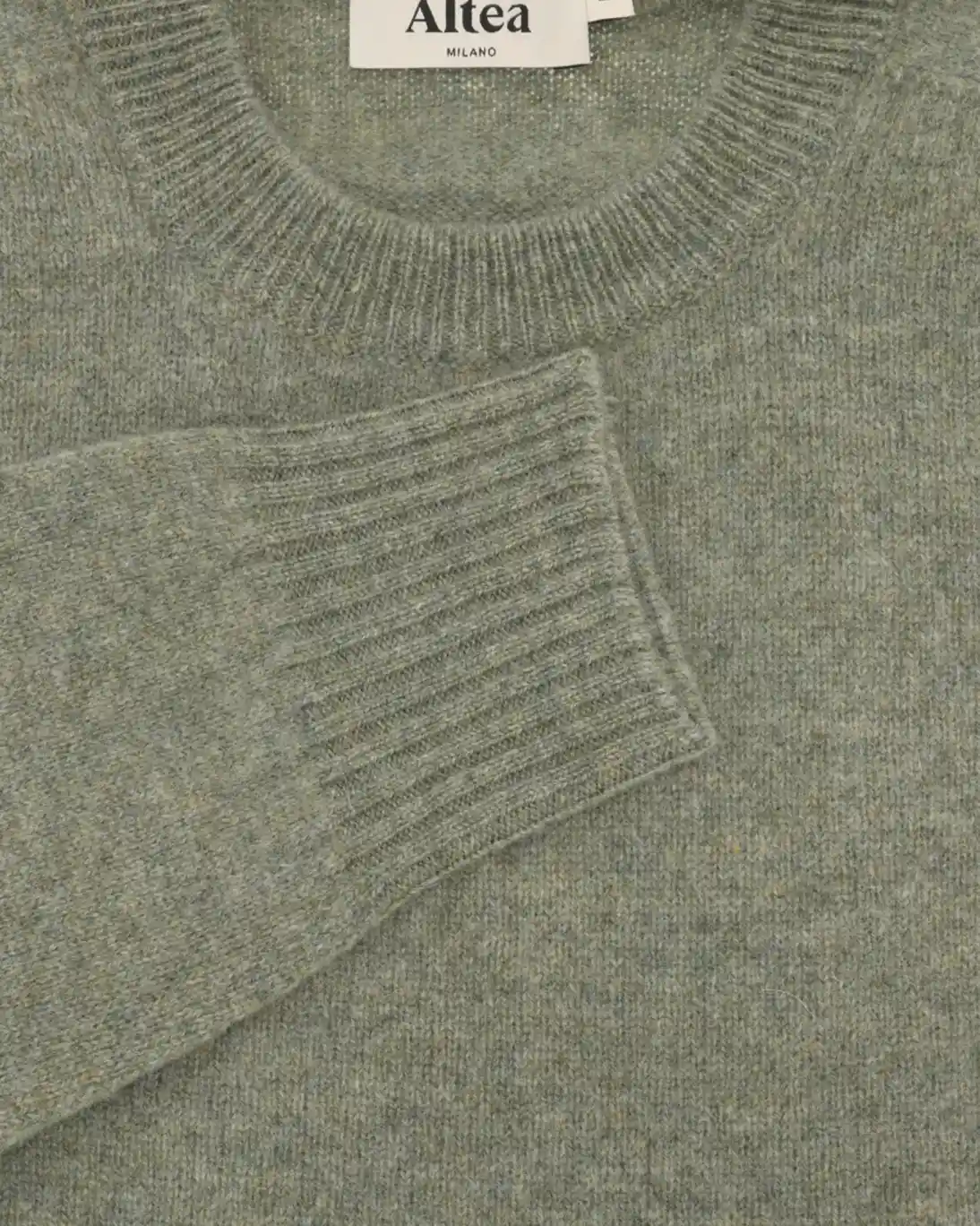 JERSEY DE CUELLO REDONDO VERDE ALTEA