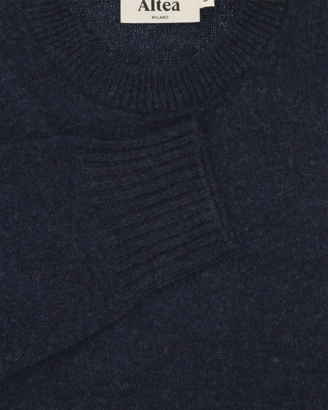 JERSEY DE CUELLO REDONDO AZUL ALTEA