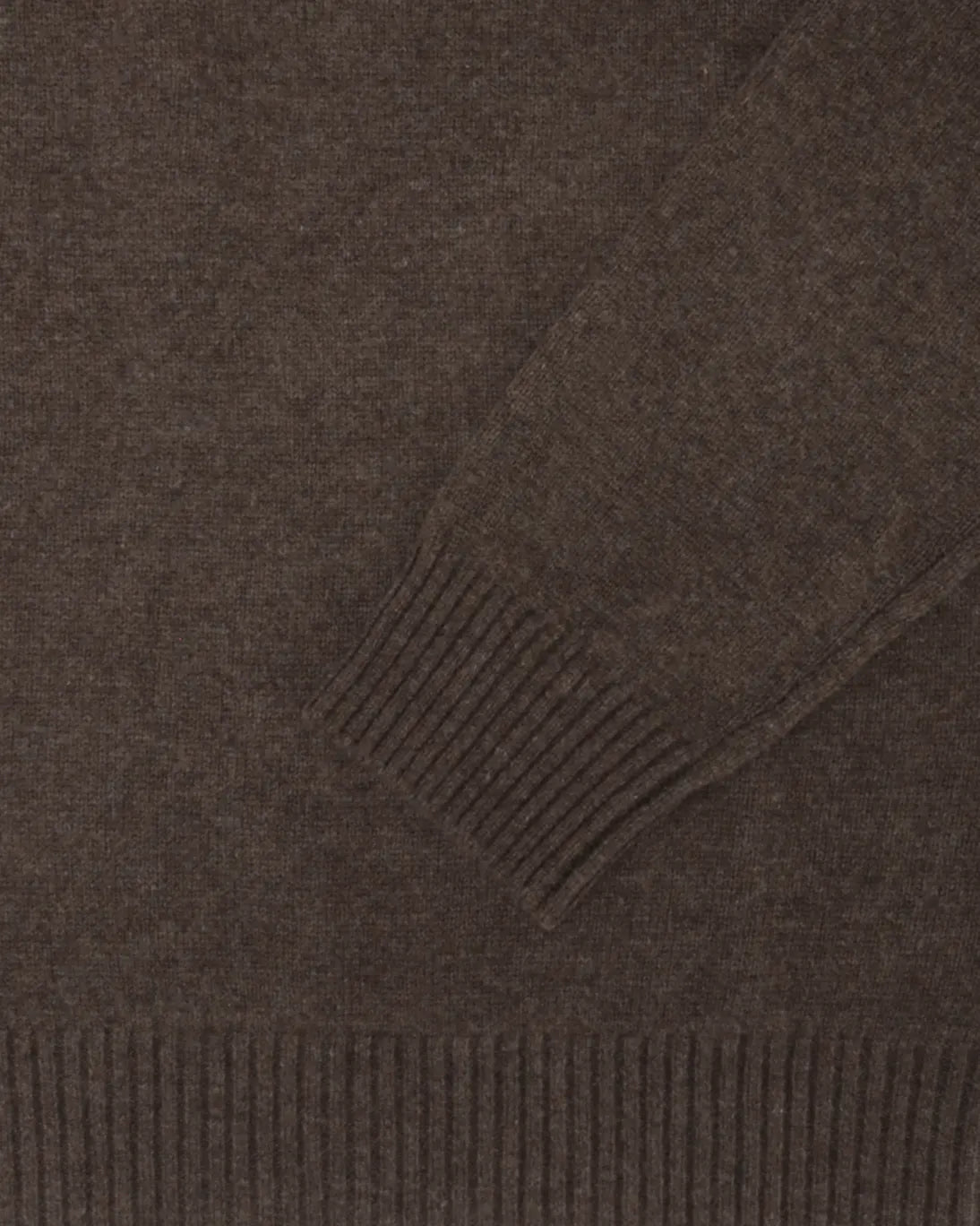 JERSEY CUELLO ALTO MARRÓN ECOALF