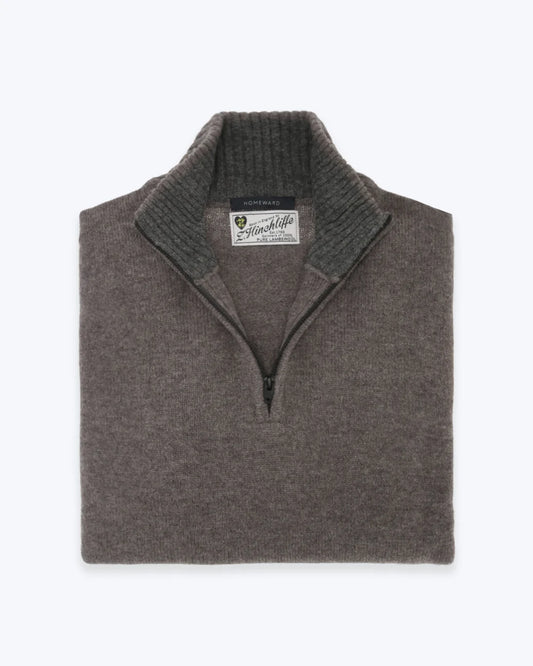 JERSEY MARRÓN CON CREMALLERA HOMEWARD