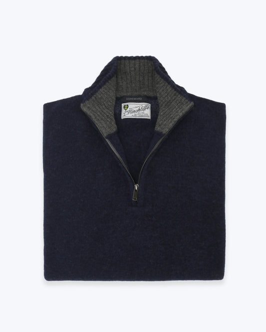 JERSEY CON CREMALLERA AZUL HOMEWARD