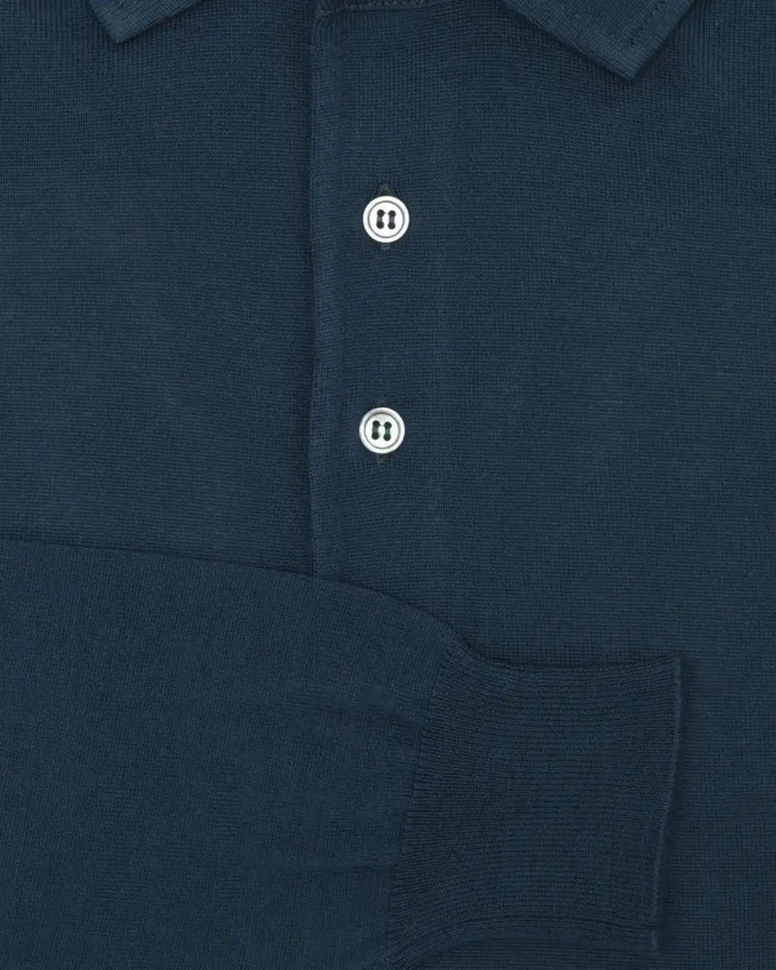 JERSEY CUELLO POLO AZUL OCÉANO FILIPPO DE LAURENTIS