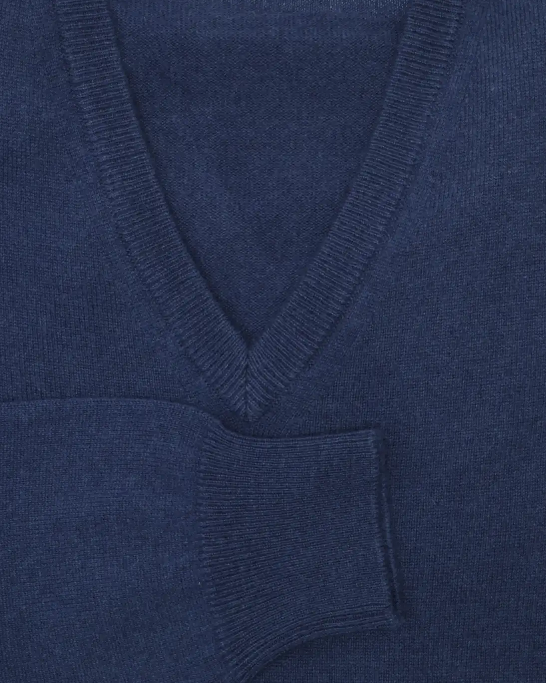 JERSEY DE PICO CASHMERE AZUL FILIPPO DE LAURENTIS