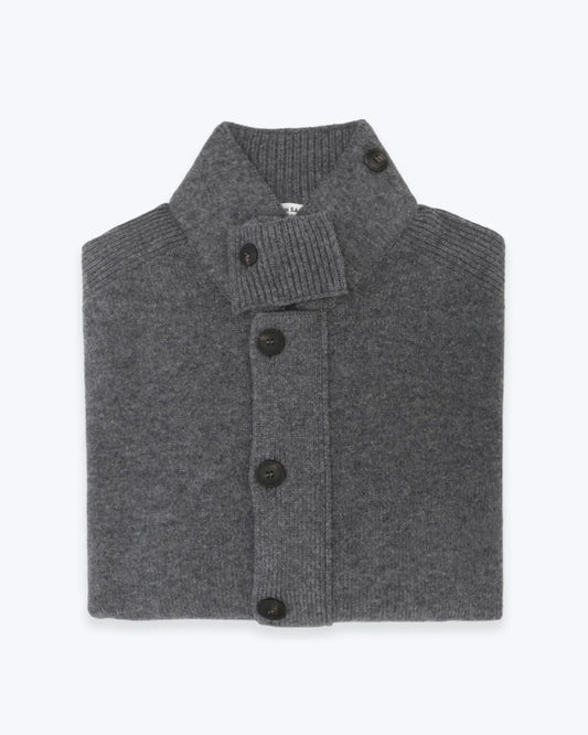 CÁRDIGAN ABOTONADO GRIS GRAN SASSO FOR FULHAM