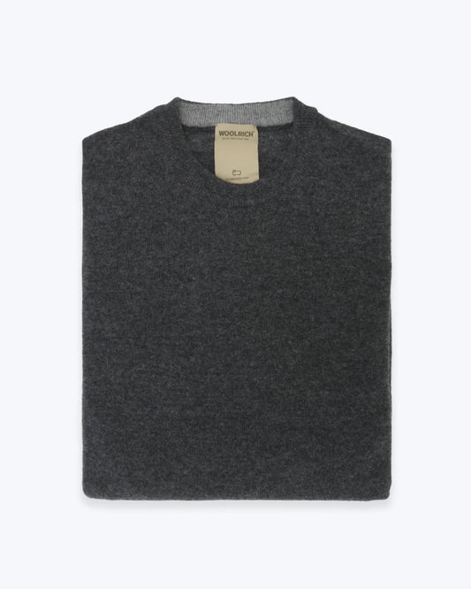 JERSEY DE CUELLO REDONDO GRIS WOOLRICH