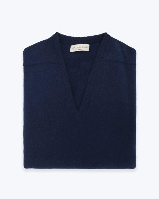 JERSEY DE PICO CASHMERE NAVY FULHAM