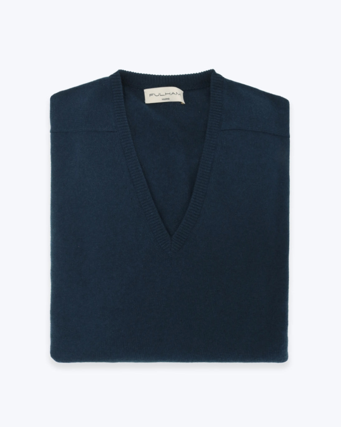 JERSEY DE PICO CASHMERE AZUL FULHAM