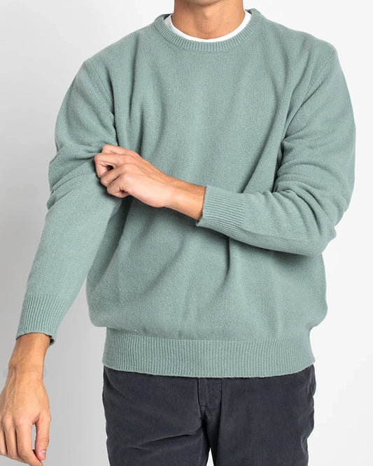 JERSEY DE CUELLO REDONDO VERDE AGUA TWAY