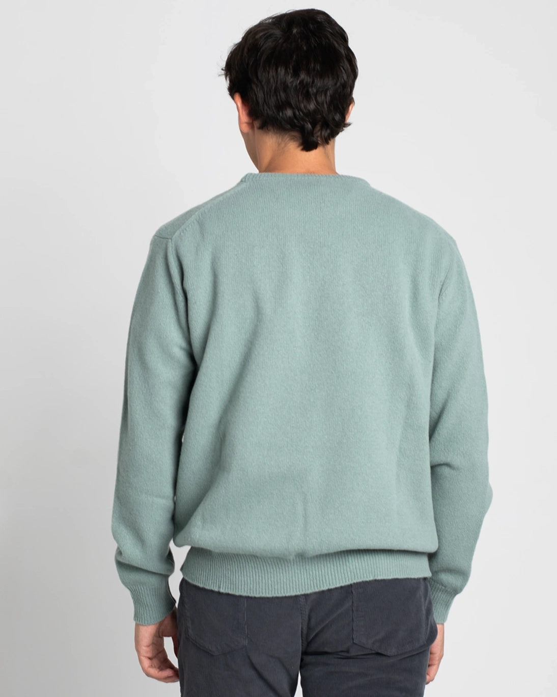 JERSEY DE CUELLO REDONDO VERDE AGUA TWAY