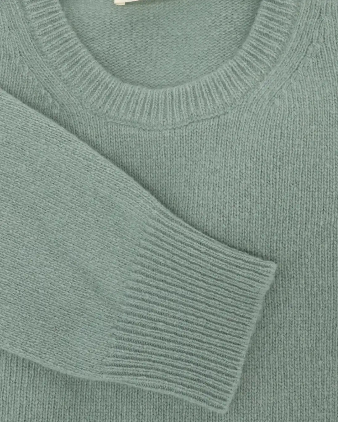 JERSEY DE CUELLO REDONDO VERDE AGUA TWAY