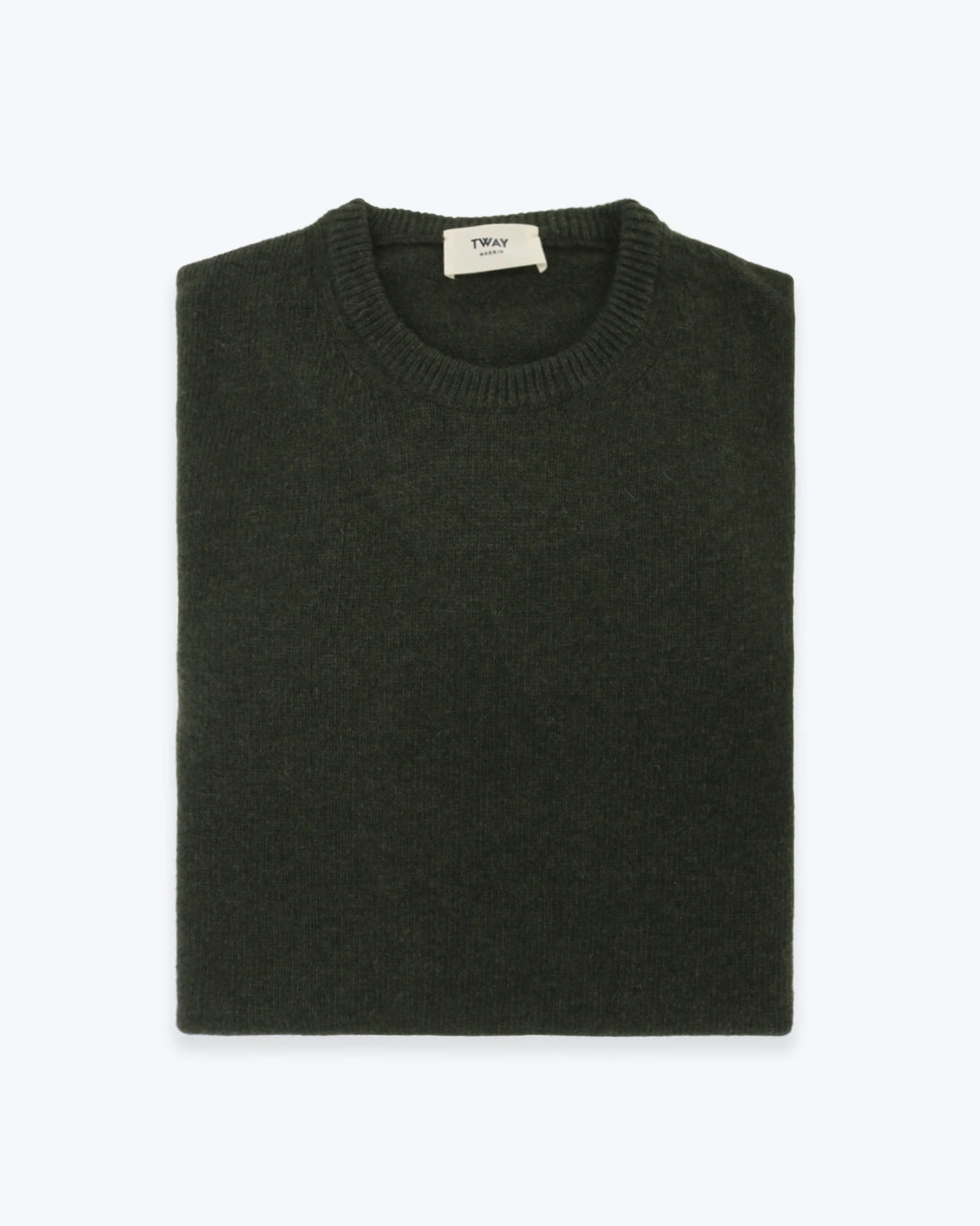 JERSEY DE CUELLO REDONDO VERDE TWAY