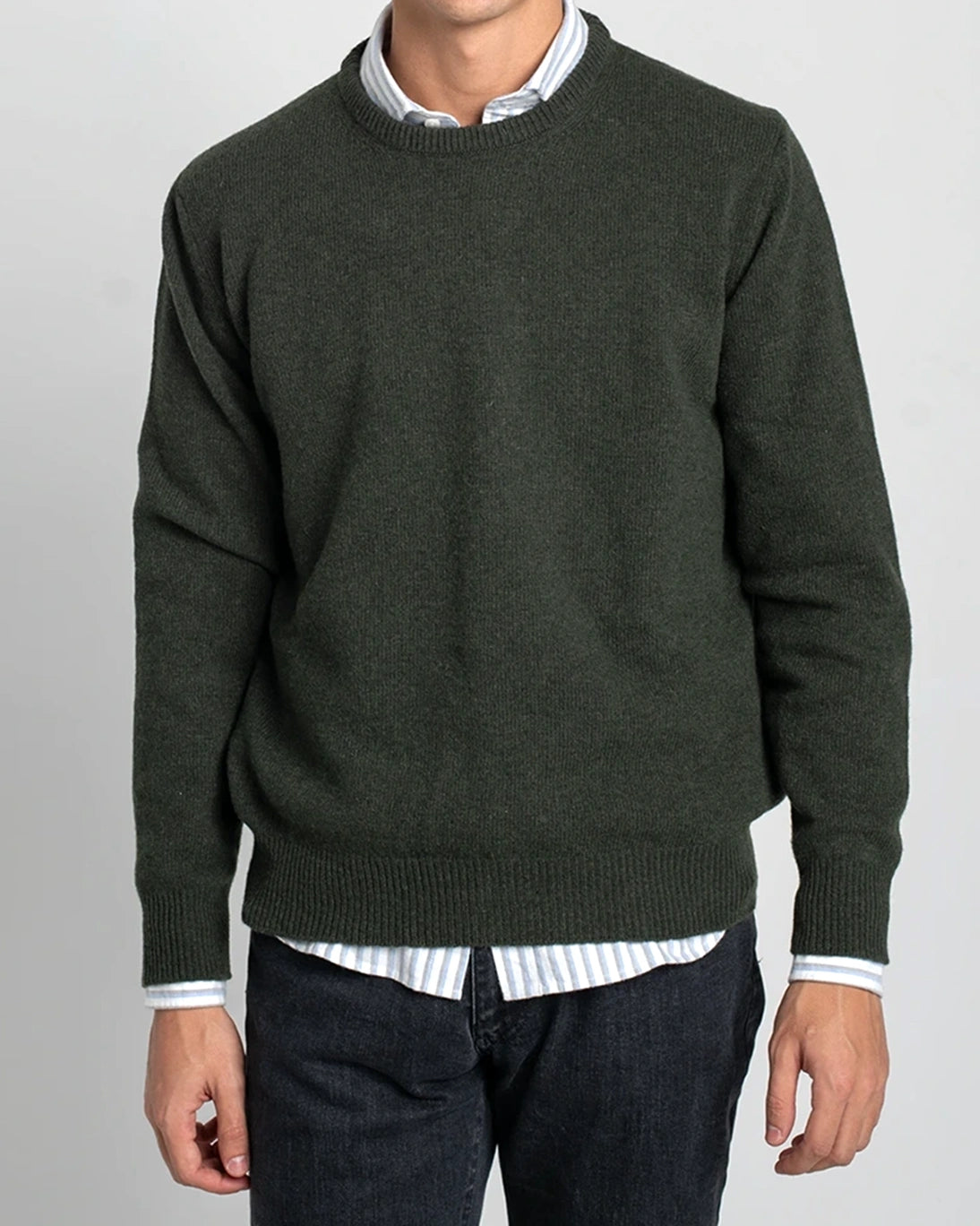 JERSEY DE CUELLO REDONDO VERDE TWAY