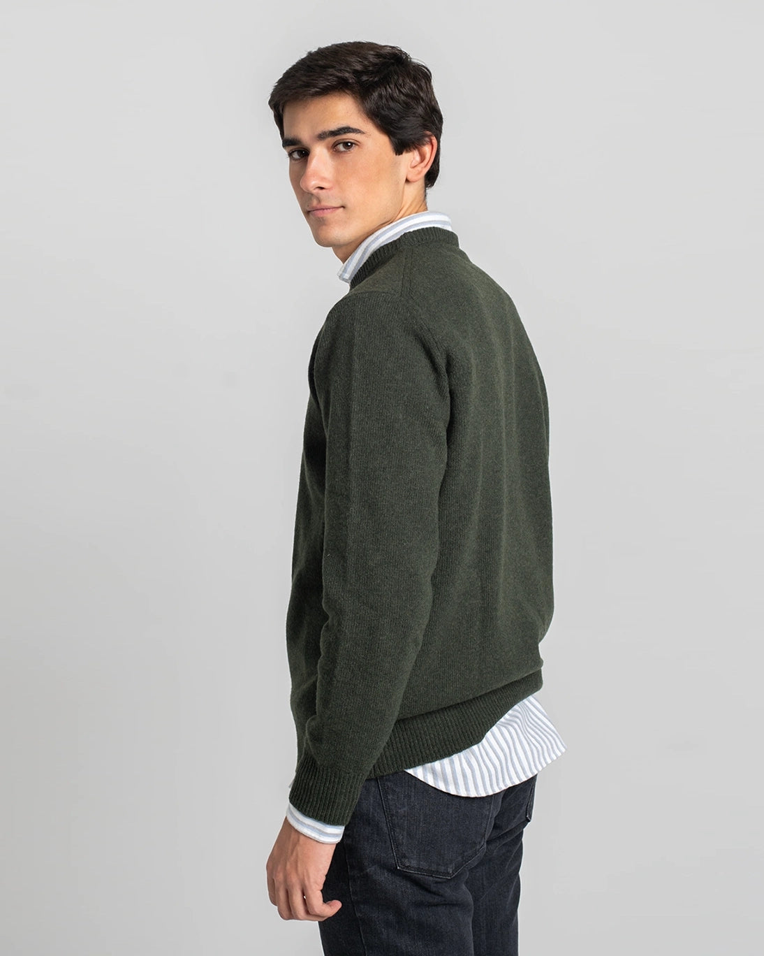 JERSEY DE CUELLO REDONDO VERDE TWAY