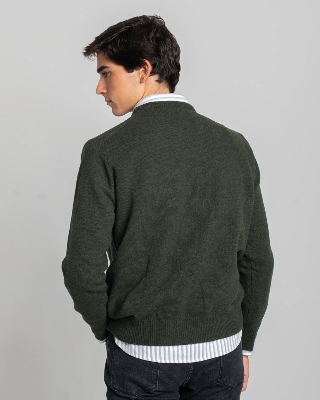 JERSEY DE CUELLO REDONDO VERDE TWAY